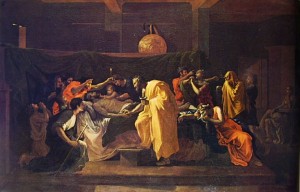 Scopri di più sull'articolo I Sette sacramenti – Estrema unzione di Nicolas Poussin,